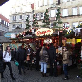 Der Bremer Weihnachtsmarkt am Nachmittag - Crepes