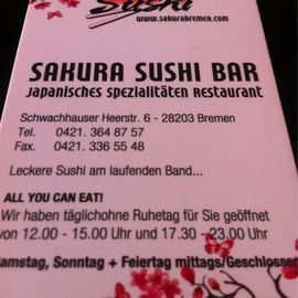Sakura Sushi in Bremen