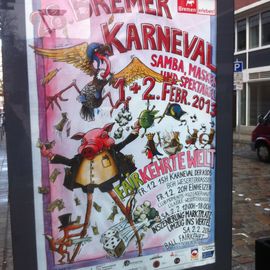 28. Bremer Karneval - Samba, Masken und Spektakel - Motto 2013 FAIRKEHRTE WELT



