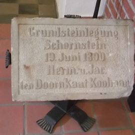 Im Brennereimuseum - Doornkaat Grundsteinlegung von 1890