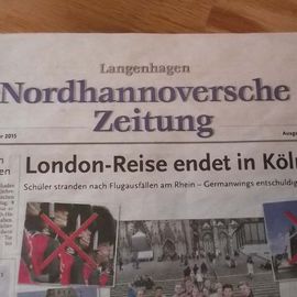 Nordhannoversche Zeitung vom 9.9.2015