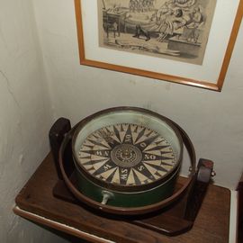 Im Schloss Schönebeck - 1. OG - Kompass mit Windrose
