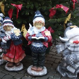 Auf dem Bremer Weihnachtsmarkt beim Marktplatz - Figuren