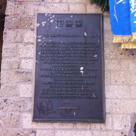 Eigelstein Torburg in Köln - Gedenktafel vom Kutter Cöln, der 1914 vor Helgoland gesunken ist und in Norderney angeschwemmt wurde