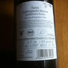 Badischer Biowein