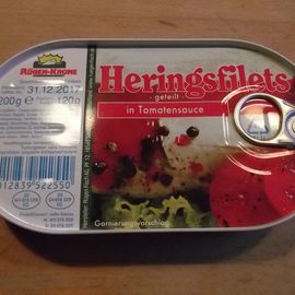 Heringsfilets in Tomatensauce von Rügen Fisch