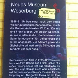 Neues Museum Weserburg Bremen in Bremen