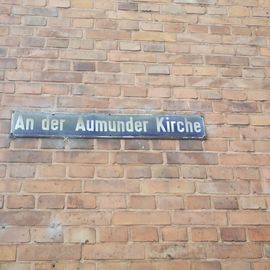 Evangelische Kirche, Gemeinde Alt-Aumund in Bremen Nord - auch Straßenname