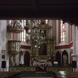 Belgard St.Maria Kirche - Blick in die leider verschlossene Kirche