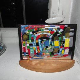 Kunstdruckkarte von Hundertwasser
