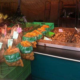 Kartoffeln am Wochenmarkt in Vegesack