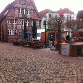 Wochenmarkt in der Altstadt in Buxtehude