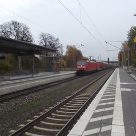 Bahnhof Langwedel bei Verden - Zug aus Verden