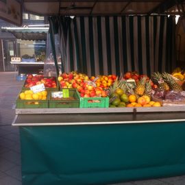 Obst am Wochenmarkt in Vegesack