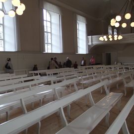 Kirchensaal der Herrnhuter Brüdergemeinde