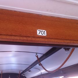 Triebwagennummer 701