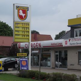Autohaus Lange und Westfalen Tankstelle in Delmenhorst - kein E10 erhältlich *gg*