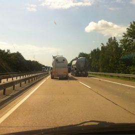 Milchtransporter auf der BAB 29 kurz nach dem Melhus Besuch
