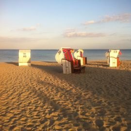 Strand und Strandallee Haffkrug in Scharbeutz