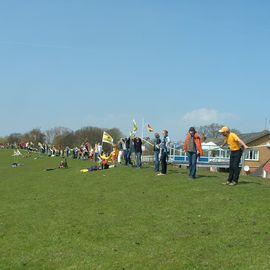 Auf dem Deich in Bielenberg zwischen Glückstadt und Elmshorn