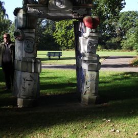 Kunst auf dem Gelände Stedingsehre in Bookholzberg