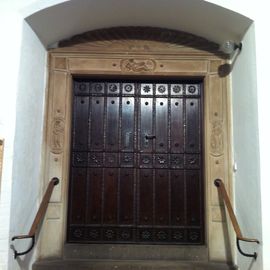 Rathaus Bremen - untere Halle mit den schönen Türen / Verzierungen