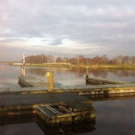 Bootshafen in Bar&szlig;el, S&uuml;dostfriesland
