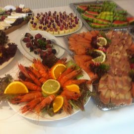 Ausschnitt vom Buffet bei Wolle