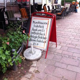 Das Caf&eacute; Rosengarten in Bodenwerder
