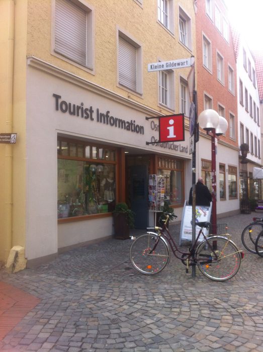 Tourist Information in der Bierstraße von Osnabrück