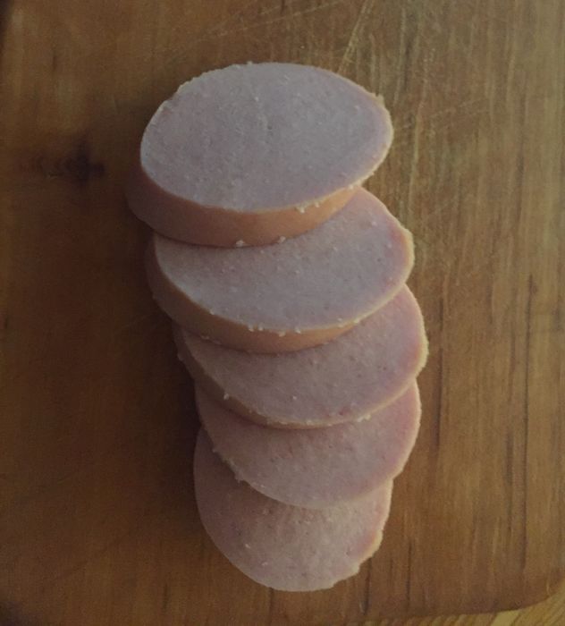 Fleischwurst mit Knobi