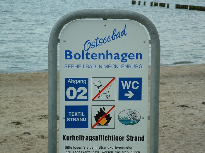 Ostseebad Boltenhagen - Kurbeitragspflichter Strand