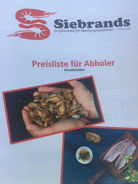 Siebrands Fischereibetrieb / Online Krabben und Fischversand fish4me.de