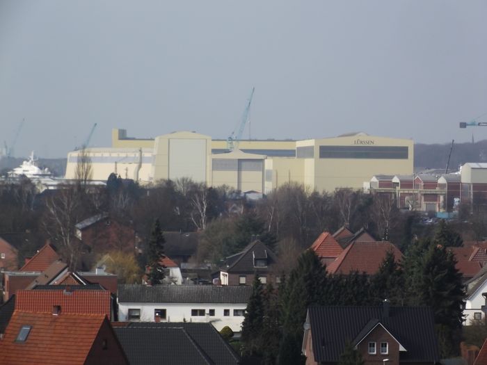 Lürssen Werft in Bardenfleth