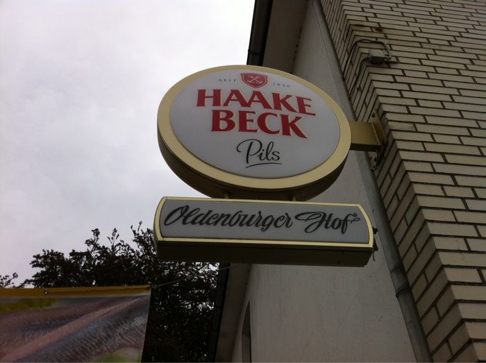 Hotelschild von HAAKE BECK