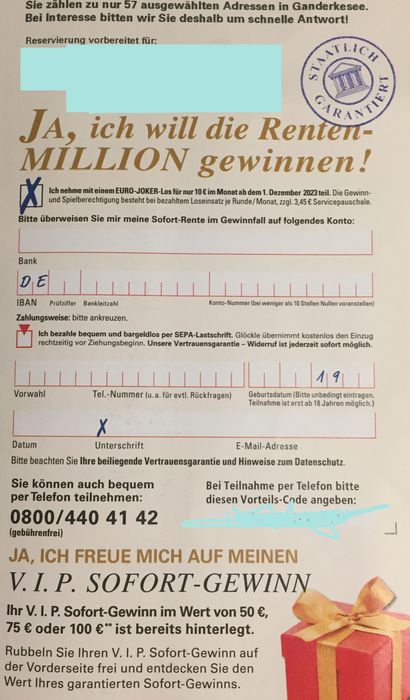 Nutzerbilder Staatliche-Lotterie-Einnahme Glöckle OHG