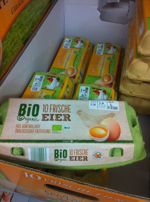 Eier in Bio Qualität