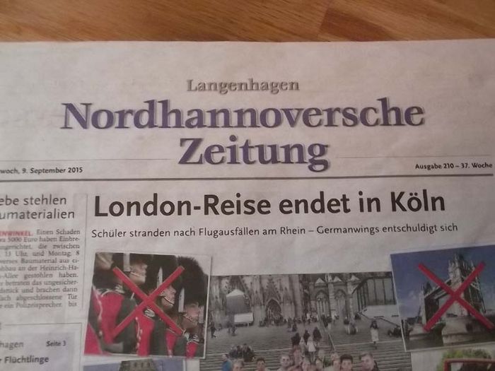 Nordhannoversche Zeitung vom 9.9.2015