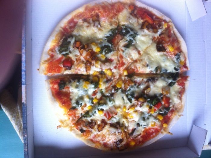 vegetarische Pizza