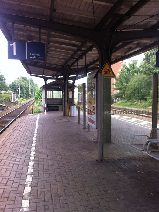 Bahnsteige Bahnhof Bremen-Sebaldsbrück 