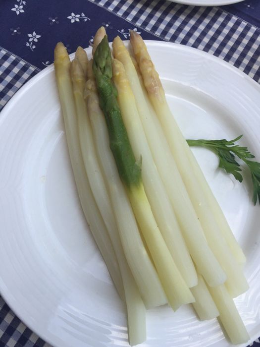 Reelle Portion Spargel 