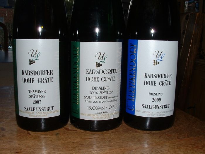 Weinprobe am Kamin Weingut Uwe Lützkendorf Bad Kösen Saale Unstrut Karsdorfer Hohe Gräte Traminer und Riesling