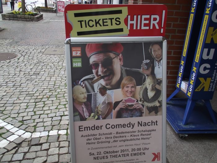 Kulturbüro in Emden - Comedy Nacht Plakat 