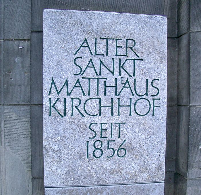 Alter St. Matthäus Kirchhof in Berlin