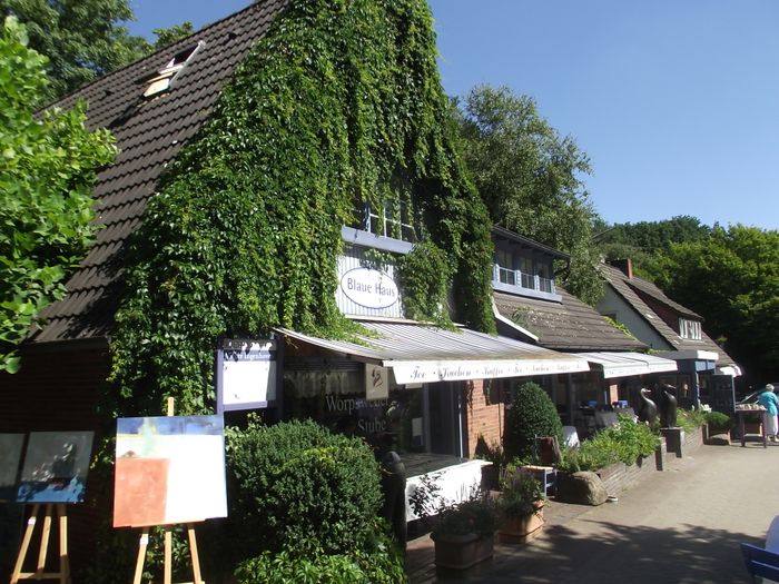 Das Blaue Haus Kunstausstellung und Teestube in Worpswede