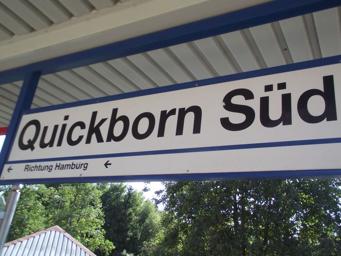 Bahnhof Quickborn Süd im Kreis Pinneberg