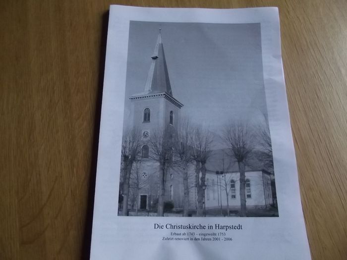 Infoblatt zur Christuskirche in Harpstedt - erbaut 1743