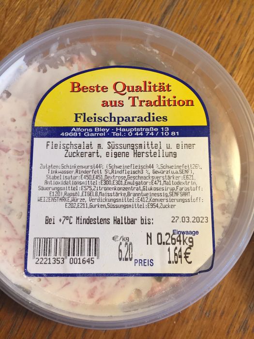 Nutzerbilder FLEISCH - UND BACK-PARADIES ALFONS BLEY