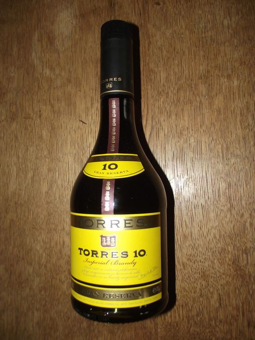 Torrez 10 Gran Reserva - Imperial Brandy aus Spanien - Den gab es nach 325 km am Ziel im Hotel Husa Ciudad de Compostela im Bistro und in der Minibar. *gg*