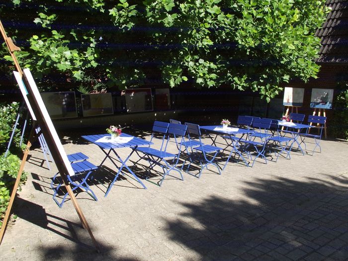 Biergarten von der Worpsweder Tee Stube